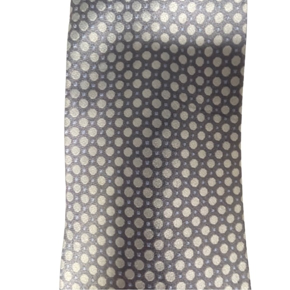 TOMMY Hilfiger Tie Dots Shades of Blue and Gray 59” x 3.5” - Picture 2 of 6